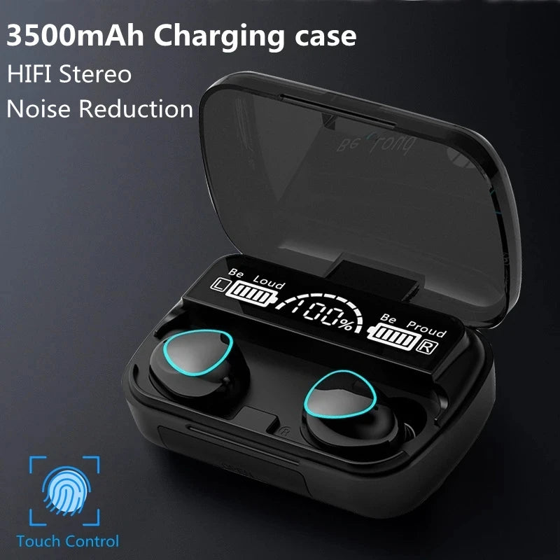 TWS Bluetooth Headphones 3500mAh Charging Box Wireless Earphones With Microphone 9D Stereo Sports Waterproof Earbuds Headset