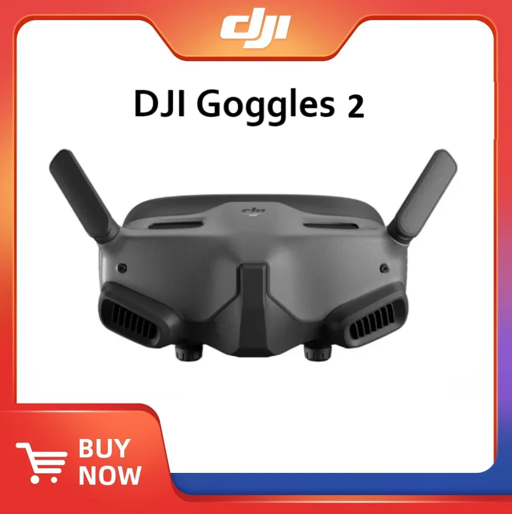 DJI Goggles 2 Wi-Fi Wireless Streaming Supporting DLNA Protocol  1080p/100fps Video Transmission with Latency as Low as 30 ms