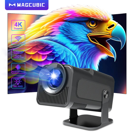 Magcubic 4K Android 11 Projector Native 1080P 390ANSI US ONLY HY320 Dual Wifi6 BT5.0 1920*1080P Cinema portable Projector